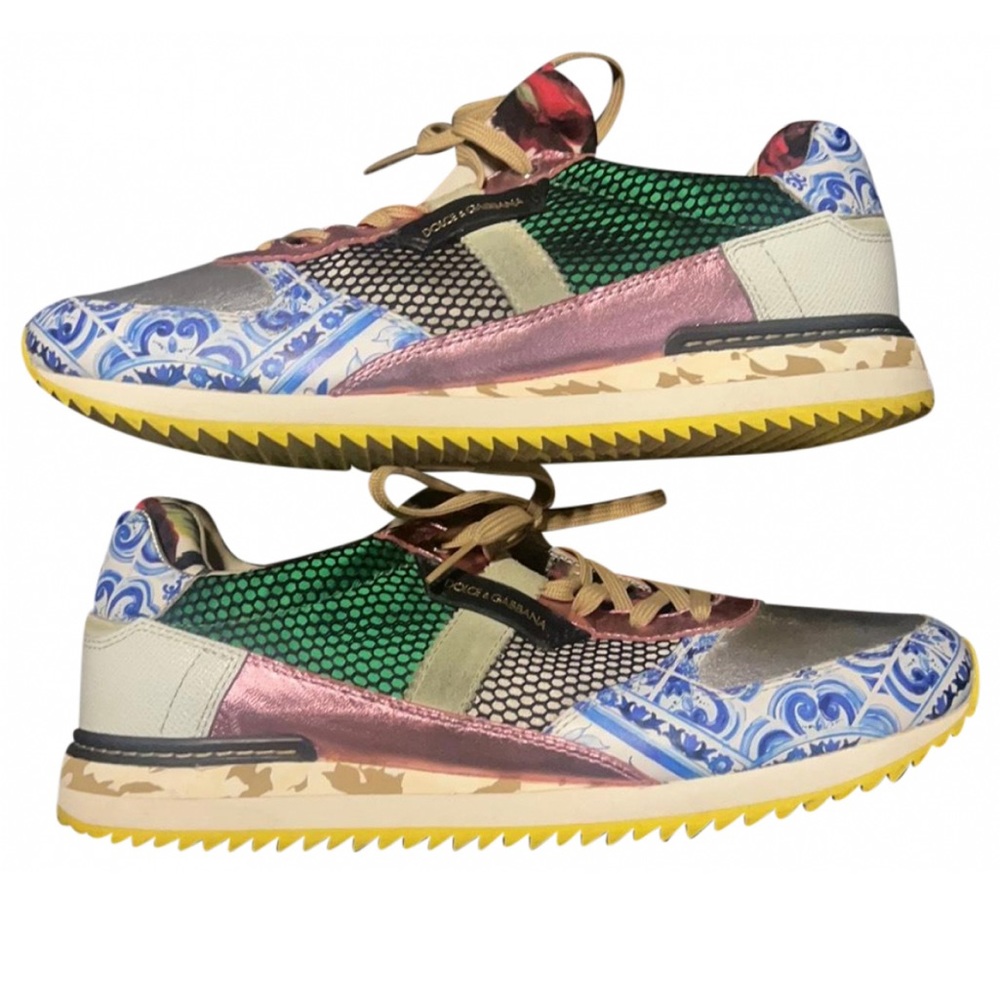 Women’s Dolce & Gabbana Majolica Print Sneakers